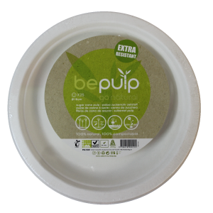 plats compostables 25 u