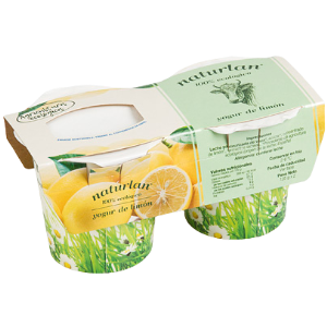 iogurt de vaca de llimona 2 x 125 g Naturlan