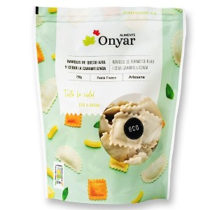 raviolis de vedella fines herbes Onyar