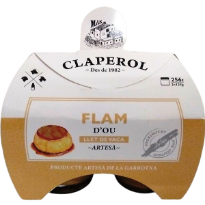 flam d'ou 2 x 128 g Mas Claperol