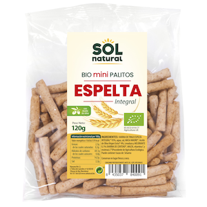 bastonets d'espelta 150 g SolNatural